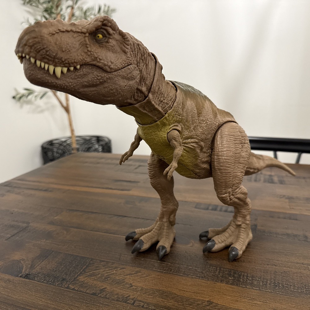 Jurassic Park Tyrannosaurus Rex Dinosaur Epic Roar Shake T-REX 21" Figure Tested